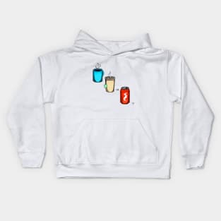 Coffee, Tea or Soda? Kids Hoodie